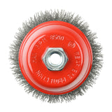 This is an image of Timco - Angle Grinder Cup Brush - Crimped Steel Wire 100mm (1 Each Box) 100TCC