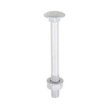 This is an image of Timco - Carriage Bolts Hex Nuts & Form A Washers - Dome - Exterior - Silver M10 x 100mm - (10 PCS TIMbag) 10100CBI