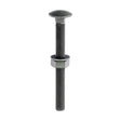 This is an image of Timco - Carriage Bolts Hex Nuts & Form A Washers - Dome - Exterior - Green M10 x 100mm - (10 PCS Bag) 10100INCB