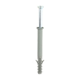 This is an image of Timco - Nylon Frame Fixing - PZ - Zinc 10.0 x 100mm - (100 PCS Box) 10100NFF