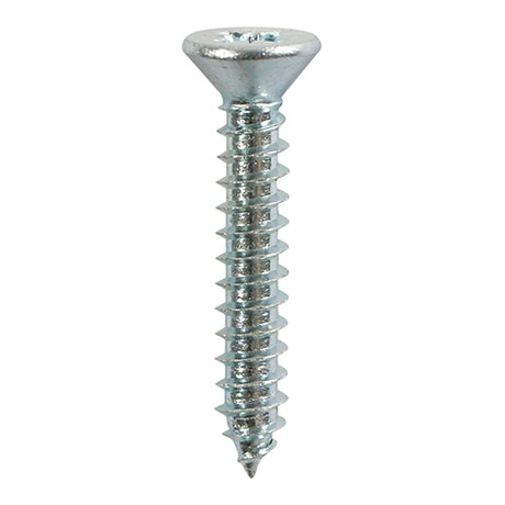This is an image of Timco - Self-Tapping Screws - PZ - Countersunk - Zinc 10 x 1 1/4" - (10 PCS TIMpac) 10114CCAZP