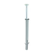 This is an image of Timco - Nylon Frame Fixing - PZ - Zinc 10.0 x 120mm - (100 PCS Box) 10120NFF