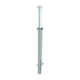 This is an image of Timco - Nylon Frame Fixing - PZ - Zinc 10.0 x 120mm - (100 PCS Box) 10120NFF