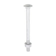 This is an image of Timco - Carriage Bolts Hex Nuts & Form A Washers - Dome - Exterior - Silver M10 x 130mm - (10 PCS TIMbag) 10130CBI