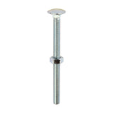 This is an image of Timco - Carriage Bolts & Hex Nuts - Zinc M10 x 130mm - (25 PCS Box) 10130CB