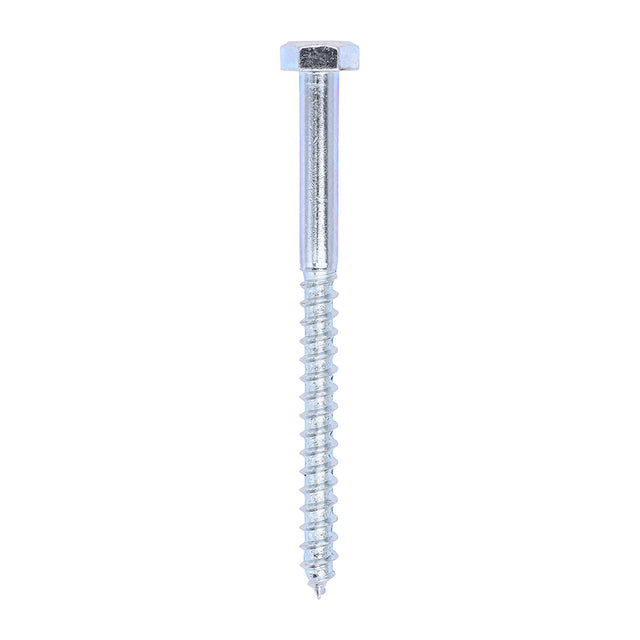 This is an image of Timco - Coach Screws - Hex - Zinc 10.0 x 130mm - (50 PCS Box) 10130CSC