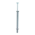 This is an image of Timco - Nylon Frame Fixing - PZ - Zinc 10.0 x 140mm - (100 PCS Box) 10140NFF
