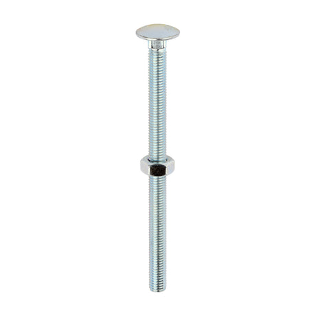 This is an image of Timco - Carriage Bolts & Hex Nuts - Zinc M10 x 150mm - (25 PCS Box) 10150CB