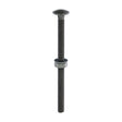 This is an image of Timco - Carriage Bolts Hex Nuts & Form A Washers - Dome - Exterior - Green M10 x 150mm - (10 PCS Bag) 10150INCB