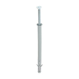 This is an image of Timco - Nylon Frame Fixing - PZ - Zinc 10.0 x 160mm - (100 PCS Box) 10160NFF