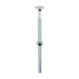 This is an image of Timco - Carriage Bolts & Hex Nuts - Zinc M10 x 180mm - (25 PCS Box) 10180CB