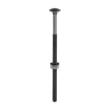 This is an image of Timco - Carriage Bolts Hex Nuts & Form A Washers - Dome - Exterior - Green M10 x 200mm - (10 PCS Bag) 10200INCB