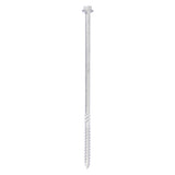 This is an image of Timco - Heavy Duty Timber Screws - Hex - Exterior - Silver 10 x 200mm - (10 PCS TIMbag) 10200INI