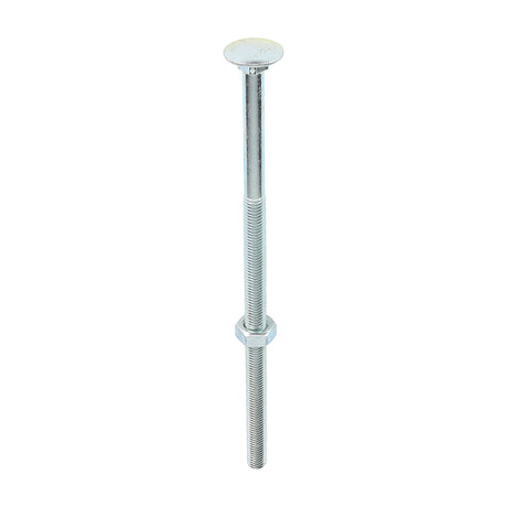 This is an image of Timco - Carriage Bolts & Hex Nuts - Zinc M10 x 220mm - (10 PCS Box) 10220CB