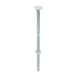 This is an image of Timco - Carriage Bolts & Hex Nuts - Zinc M10 x 240mm - (10 PCS Box) 10240CB