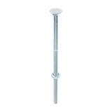 This is an image of Timco - Carriage Bolts & Hex Nuts - Zinc M10 x 240mm - (10 PCS Box) 10240CB