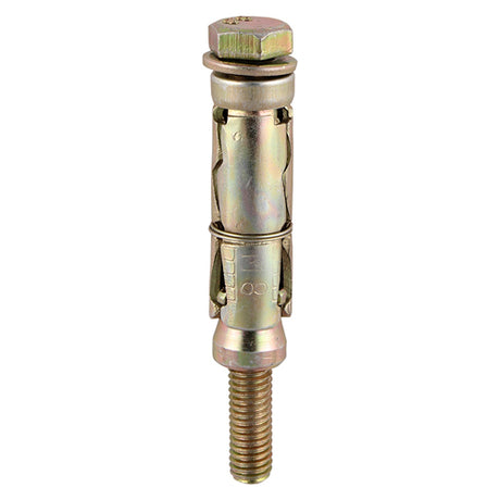 This is an image of Timco - Shield Anchor - Loose Bolts - Yellow M10:25L (M10 x 85)mm - (25 PCS Box) 1025LSH