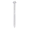 This is an image of Timco - Heavy Duty Timber Screws - Hex - Exterior - Silver 10 x 60mm - (10 PCS TIMbag) 1060INI