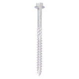This is an image of Timco - Heavy Duty Timber Screws - Hex - Exterior - Silver 10 x 60mm - (10 PCS TIMbag) 1060INI