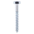 This is an image of Timco - Coach Screws - Hex - Zinc 10.0 x 70mm - (100 PCS Box) 1070CSC