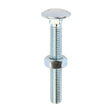 This is an image of Timco - Carriage Bolts & Hex Nuts - Zinc M10 x 75mm - (50 PCS Box) 1075CB