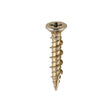 This is an image of Timco - Window Fabrication Screws - Countersunk - PH - High-Low Thread - Slash Point - Yellow 4.8 x 25mm - (1000 PCS Box) 109Y