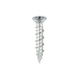 This is an image of Timco - Window Fabrication Screws - Countersunk - PH - High-Low Thread - Slash Point - Zinc 4.8 x 25mm - (1000 PCS Box) 109Z