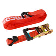 This is an image of Timco - Ratchet Strap - J Hook - Heavy Duty 10m x 50mm (1 Each Bag) 10RS1J
