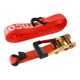 This is an image of Timco - Ratchet Strap - J Hook - Heavy Duty 10m x 50mm (1 Each Bag) 10RS1J
