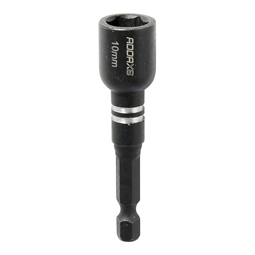 This is an image of Timco - Impact Magnetic Socket Driver 10mm x 65mm (1 Each Blister Pack) 10SDX6