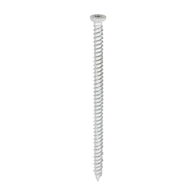 This is an image of Timco - Concrete Screw - TX - Flat Countersunk - Exterior - Silver 7.5 x 120mm - (100 PCS Box) 120TCONR