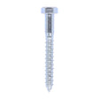 This is an image of Timco - Coach Screws - Hex - Zinc 12.0 x 100mm - (25 PCS Box) 12100CSC