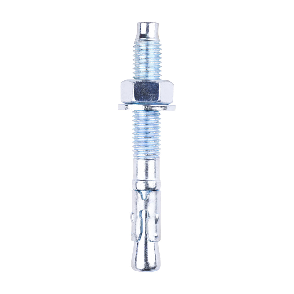 This is an image of Timco - Throughbolts - Zinc M12 x 100mm - (12 PCS TIMbag) 12100TBB