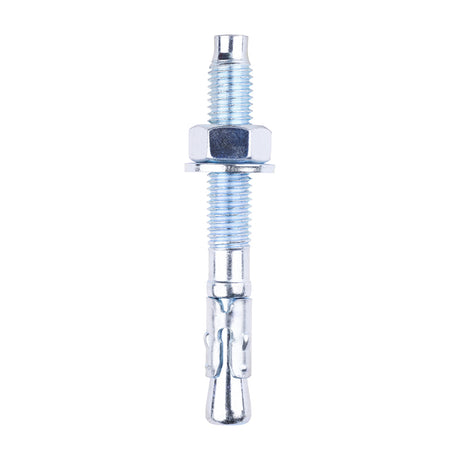 This is an image of Timco - Throughbolts - Zinc M12 x 100mm - (2 PCS TIMpac) 12100TBP