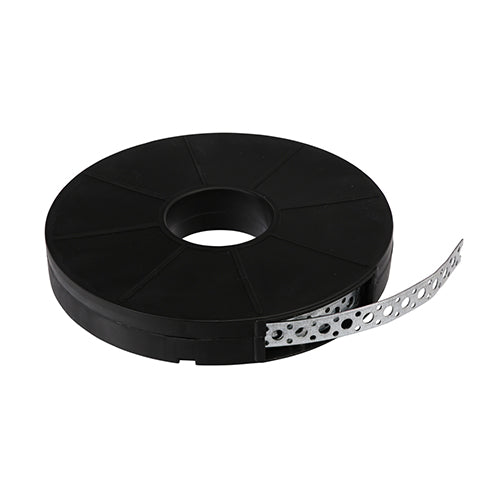 This is an image of Timco - Fixing Band - Galvanised 12mm x 10m (1 Each Bag) 1210FB