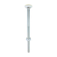 This is an image of Timco - Carriage Bolts & Hex Nuts - Zinc M12 x 240mm - (10 PCS Box) 12240CB