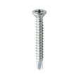 This is an image of Timco - Window Fabrication Screws - Countersunk - PH - Self-Tapping - Self-Drilling Point - Zinc 3.9 x 32mm - (1000 PCS Box) 124Z
