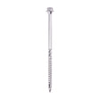This is an image of Timco - Timber Frame Construction & Landscaping Screws - Hex - A4 Stainless Steel 6.7 x 125mm - (25 PCS Tube) 125INDEXSST