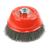 This is an image of Timco - Angle Grinder Cup Brush - Crimped Steel Wire 125mm (1 Each Box) 125TCC