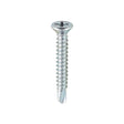This is an image of Timco - Window Fabrication Screws - Countersunk - PH - Self-Tapping - Self-Drilling Point - Zinc 3.9 x 29mm - (1000 PCS Box) 126Z