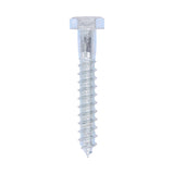 This is an image of Timco - Coach Screws - Hex - Zinc 12.0 x 80mm - (25 PCS Box) 1280CSC