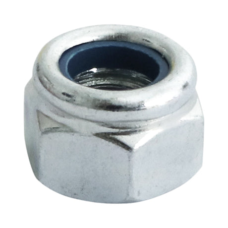 This is an image of Timco - Nylon Nuts - Type P - Zinc M12 - (90 PCS TIMbag) 12NPB