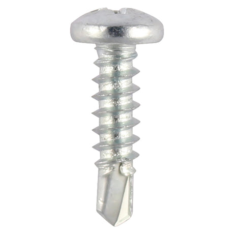 This is an image of Timco - Window Fabrication Screws - Pan - PH - Self-Tapping Thread - Self-Drilling Point - Zinc 4.2 x 25mm - (1000 PCS Box) 133Z