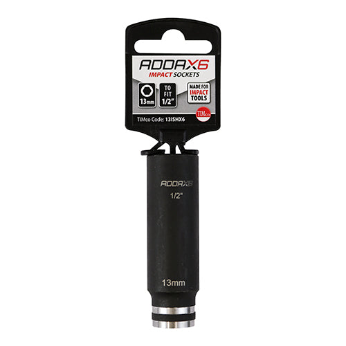This is an image of Timco - Impact Socket 13 x 78mm (1 Each Clip) 13ISHX6