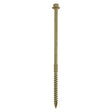 This is an image of Timco - Timber Screws - Hex Head - Exterior - Green 6.7 x 150mm - (30 PCS TIMbag) 150INDEXTB