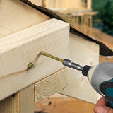 This is an image of Timco - Timber Screws - Hex Head - Exterior - Green 6.7 x 150mm - (30 PCS TIMbag) 150INDEXTB