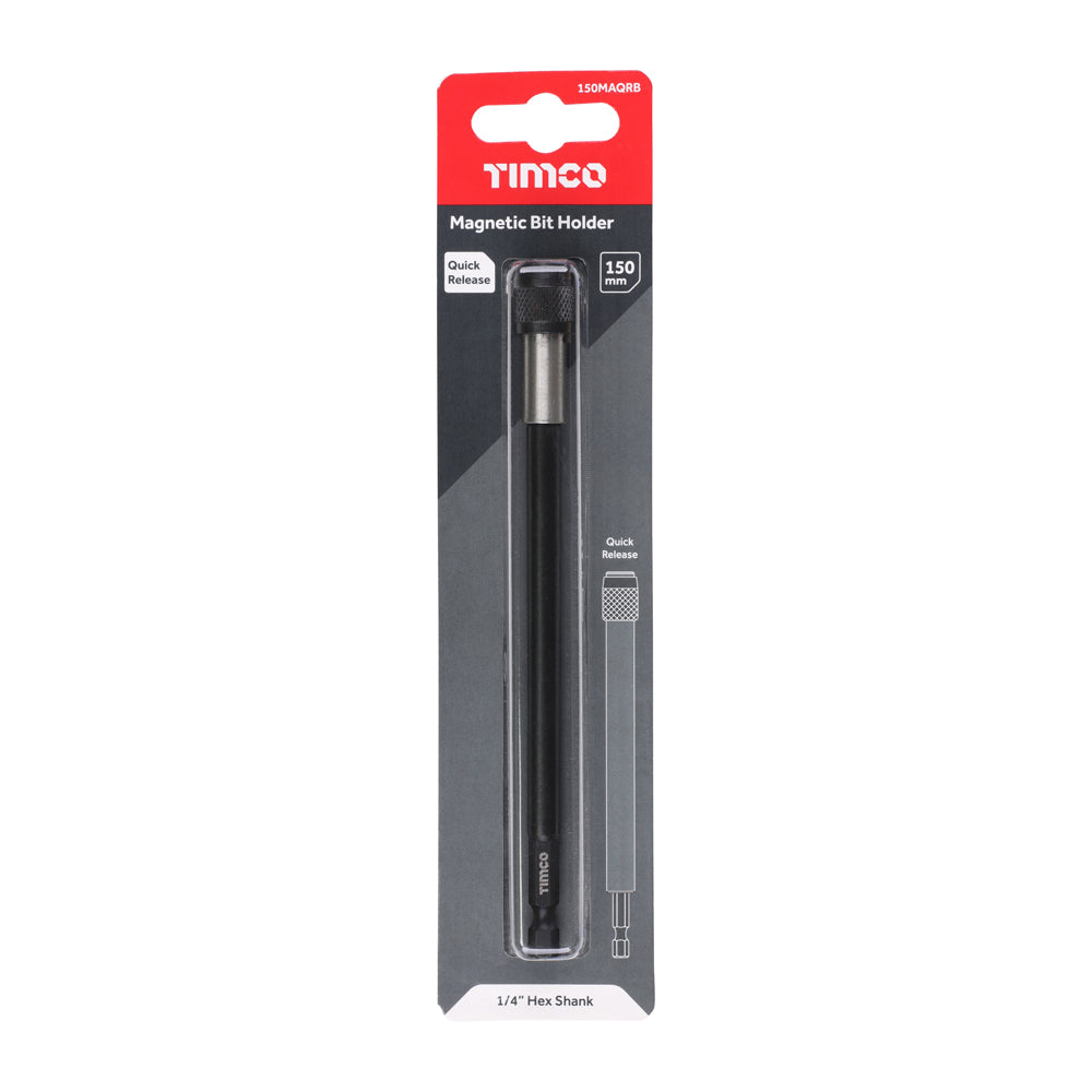 This is an image of Timco - Quick Release Magnetic Adaptor 1/4 x 150 (1 Each Blister Pack) 150MAQRB
