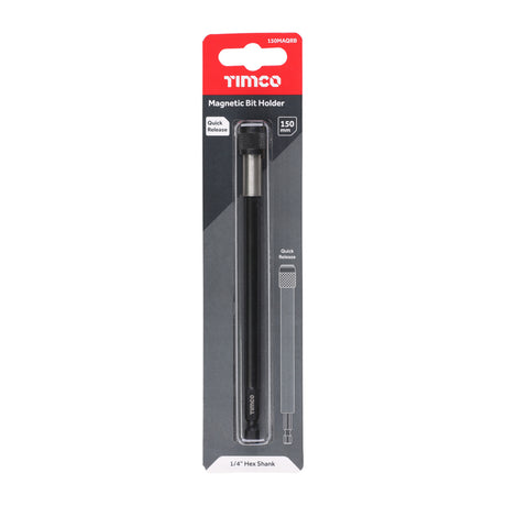 This is an image of Timco - Quick Release Magnetic Adaptor 1/4 x 150 (1 Each Blister Pack) 150MAQRB