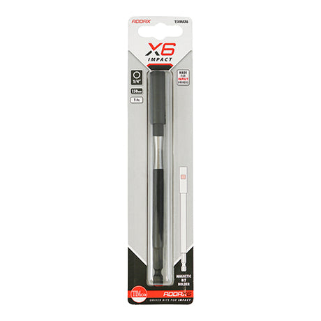 This is an image of Timco - Magnetic Bit Holder 1/4 x 150 (1 Each Blister Pack) 150MAX6