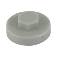 This is an image of Timco - Hex Head Cover Caps - White 16mm - (1000 PCS Bag) 1600E55CAP